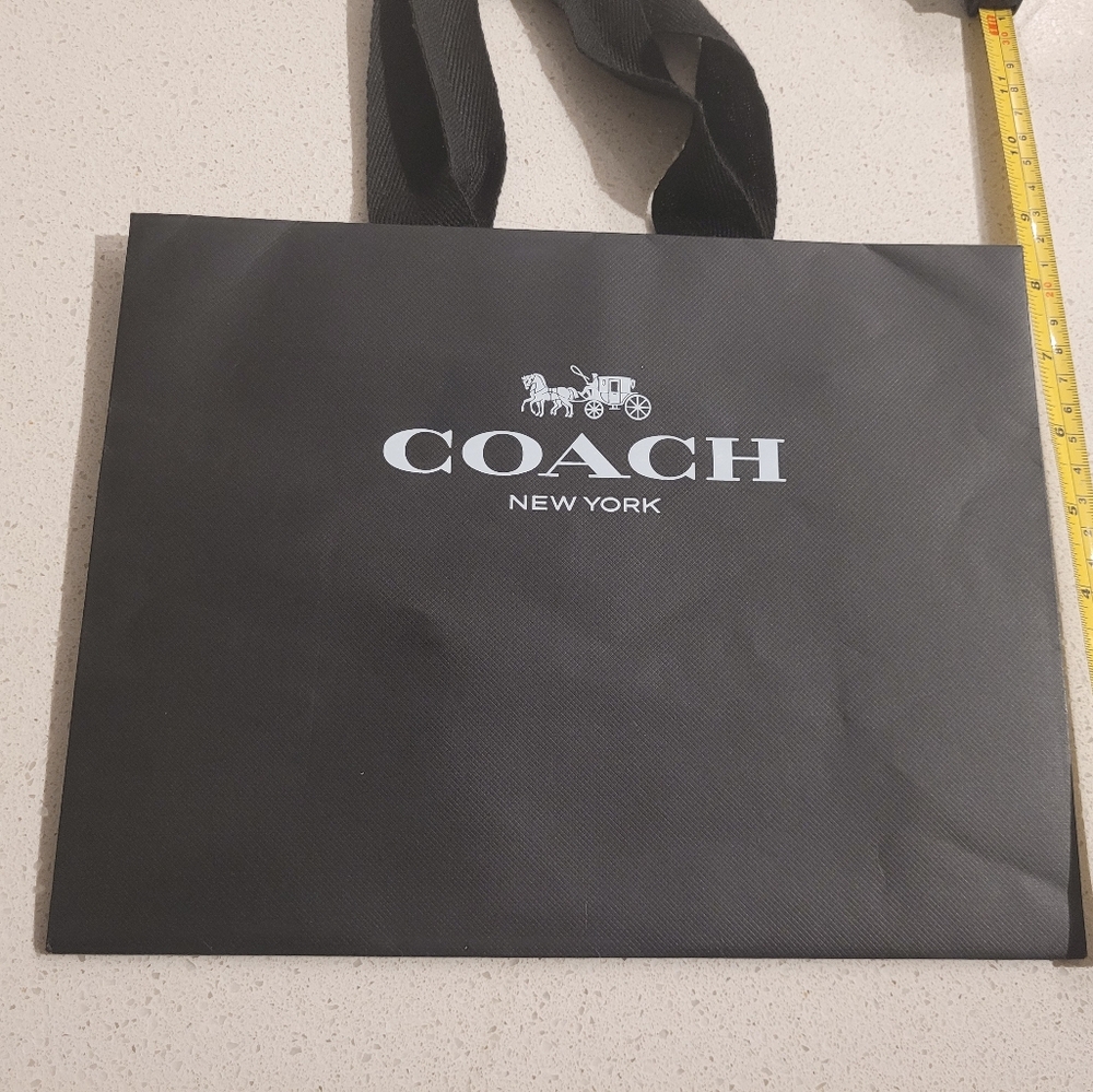Coach Black Shopping Bag